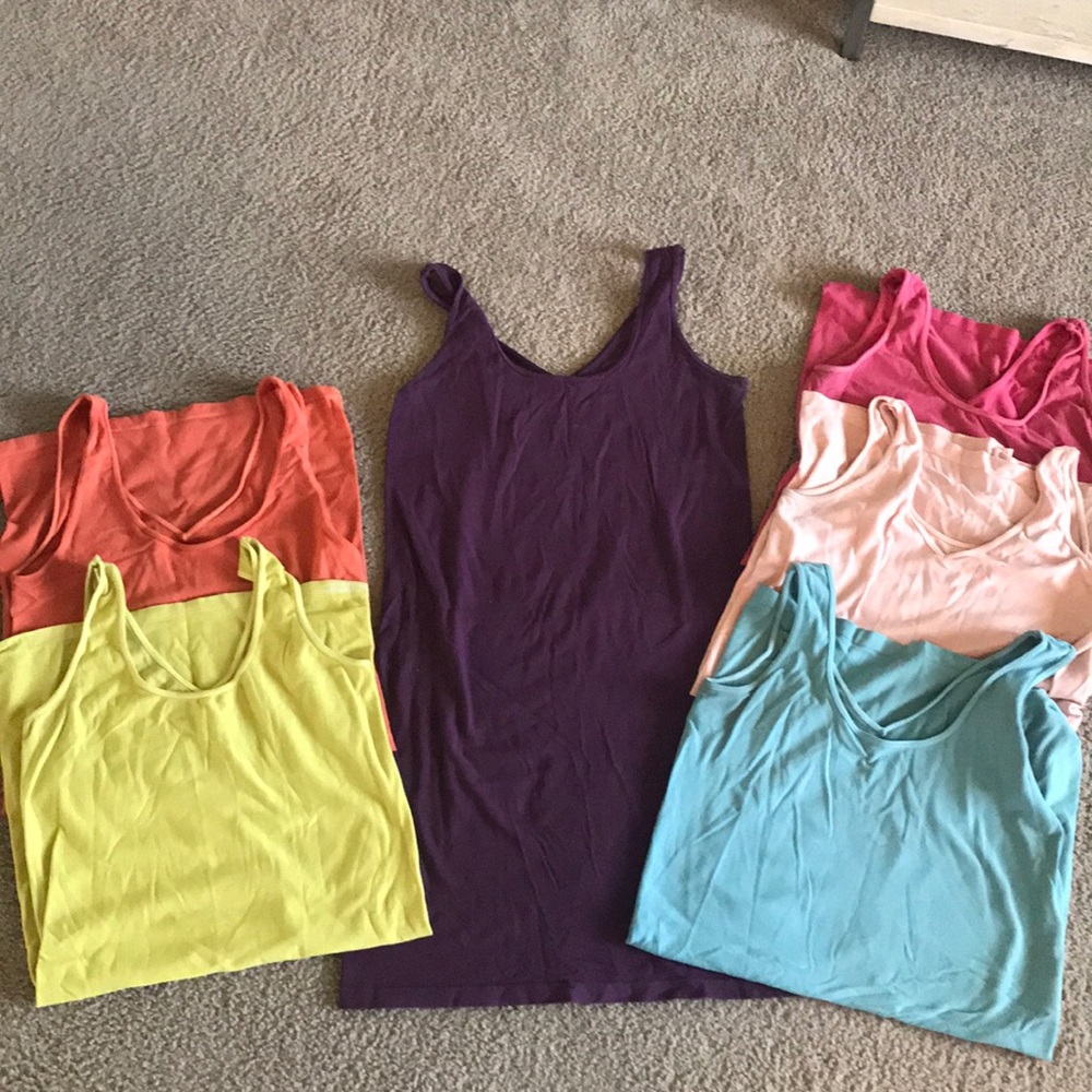 Lot of 6 M.Rena Long Tank or Slip Dress